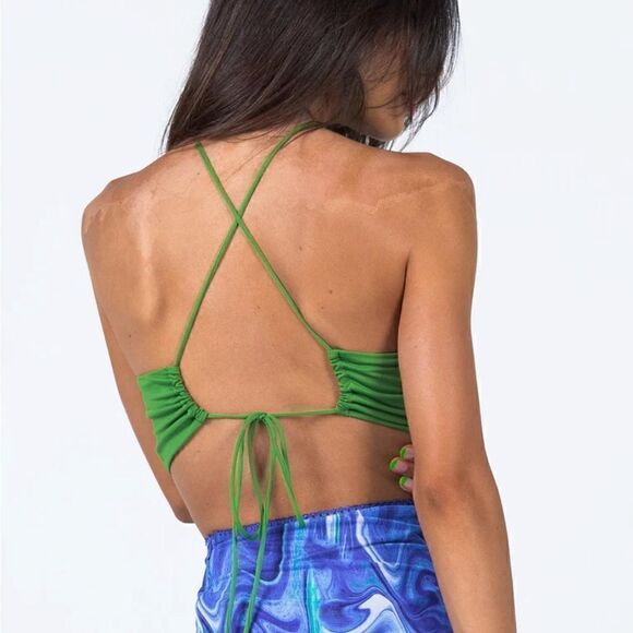 PRINCESS POLLY Jalen Top Green - Picture 4 of 7